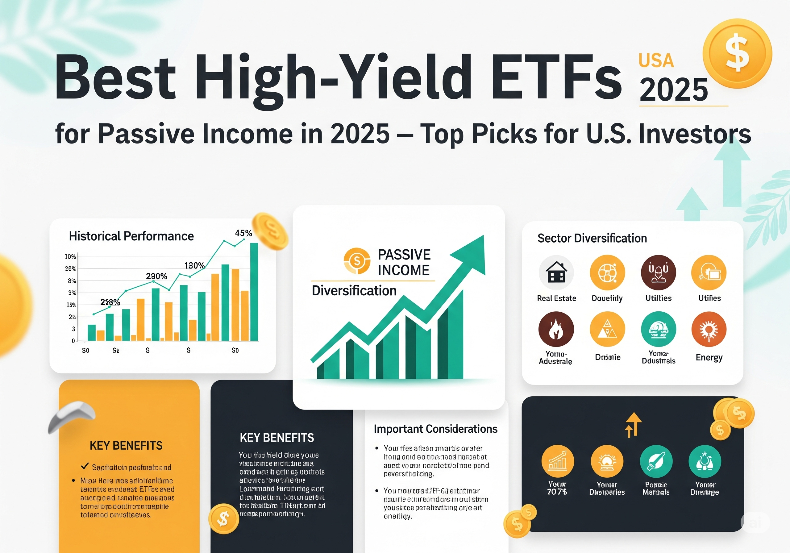 Best high-yield ETFs 2025 USA