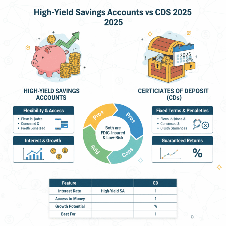 High-Yield Savings Accounts vs CDs 2025