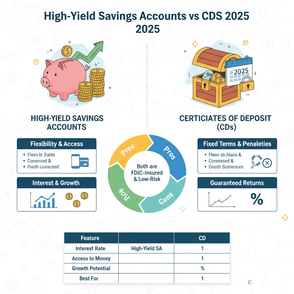 High-Yield Savings Accounts vs CDs 2025